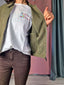 T-Shirt ricamata "bollicine please"
