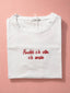 T-shirt “Finché c’è vita c’è ansia” – Ironia quotidiana da indossare