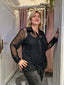 Camicia Nyx Studs – Trasparenze chic e dettagli luminosi