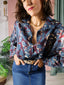 Camicia Aurora – Linea Morbida con Nodo e Colletto Coreano