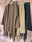 Cardigan fringe Dakota – Morbidezza e movimento in ogni passo