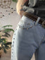 Jeans Rebel Straight Studs – Cod. 1713