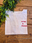 T-Shirt ricamata "va bene lo stesso"