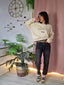Jeans Basic Mom cod. 5415 Black Délavé
