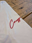 T-shirt ricamata " Coraggio"