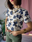 T-shirt Bloom Navy – La stampa che fa subito outfit