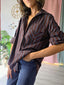 Camicia Cambridge Brown – Righe rétro, carattere contemporaneo