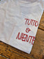 T-shirt ricamata "Tutto o Niente"