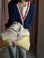 Cardigan Riviera – Colori a Contrasto